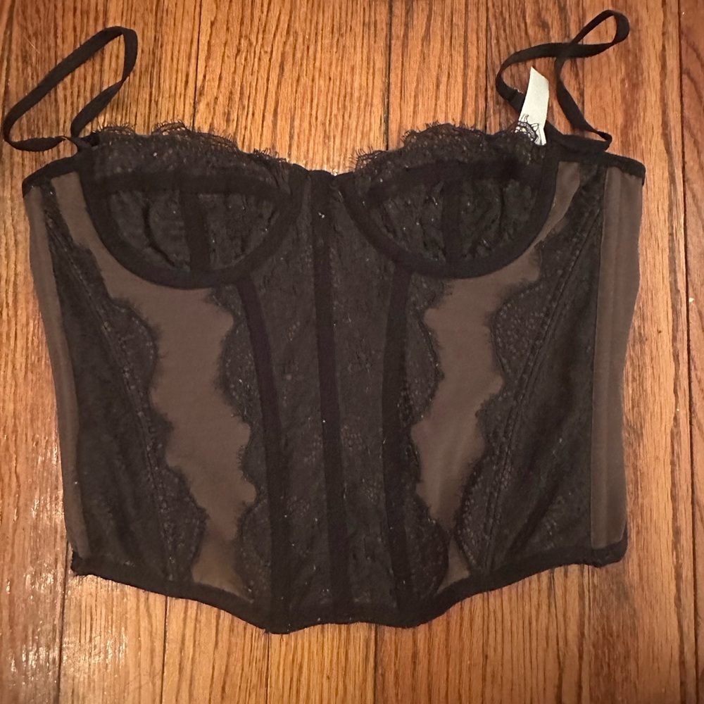 Black Lace corset top